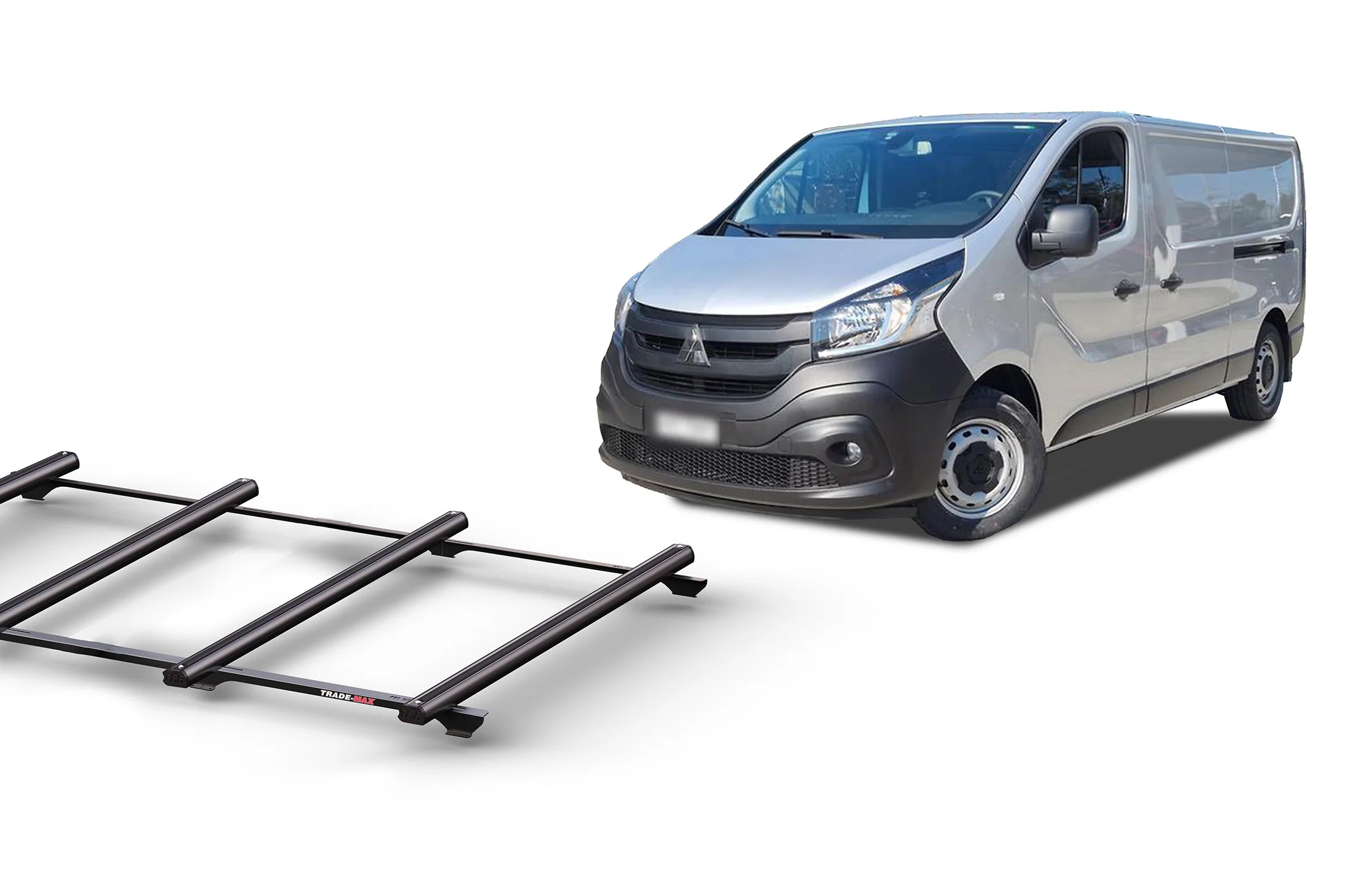 Mitsubishi Express (2015 – Current) LWB Trademax Crossbars x 4 Wedgetail