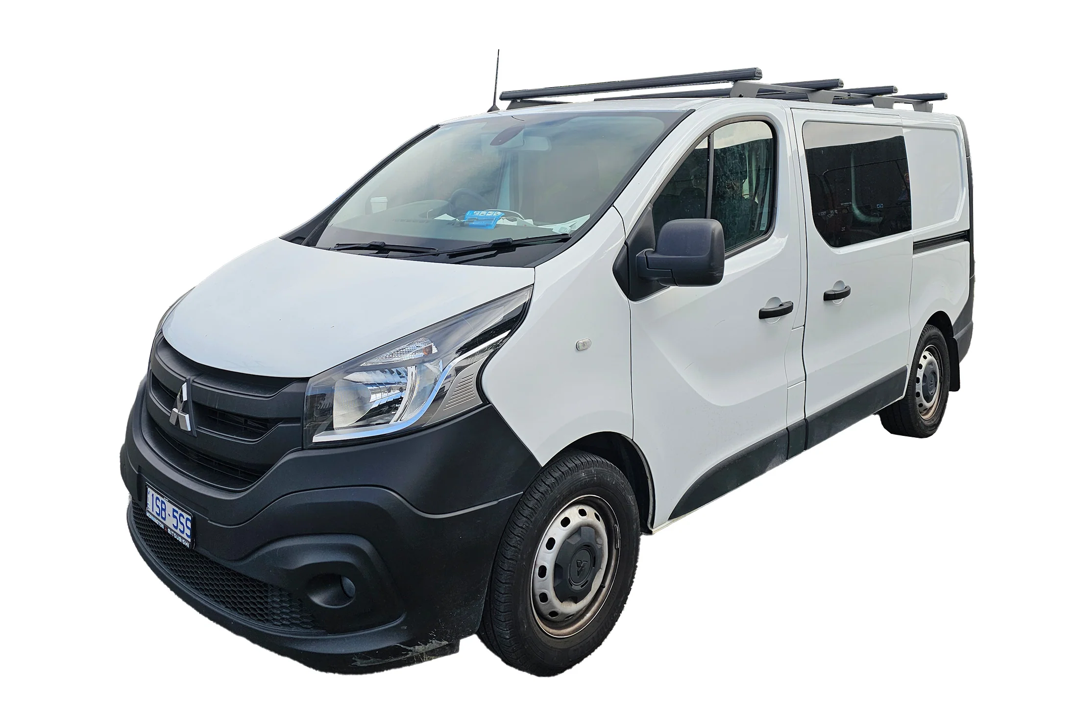 Mitsubishi Express (2015 – Current) LWB Trademax Crossbars x 4 Wedgetail - Image 2