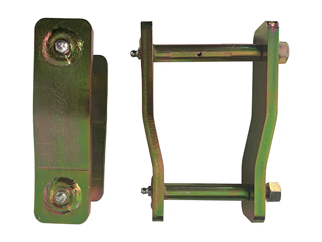Mitsubishi Pajero (1991-11/1999) Leaf Rear SWB Diesel 2.5 & 2.8ltr TD Superior Engineering Superior Extended Shackles 2 Inch (50mm) Suitable For Mitsubishi Pajero Rear (Pair) - PAJ832EXSH-SUB