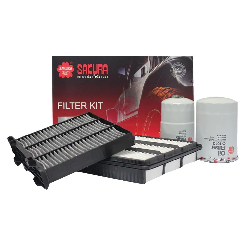 Mitsubishi Pajero (2000-2006) Sakura Filter Kit Oil Air Fuel Mitsubishi Pajero NP 3.2L