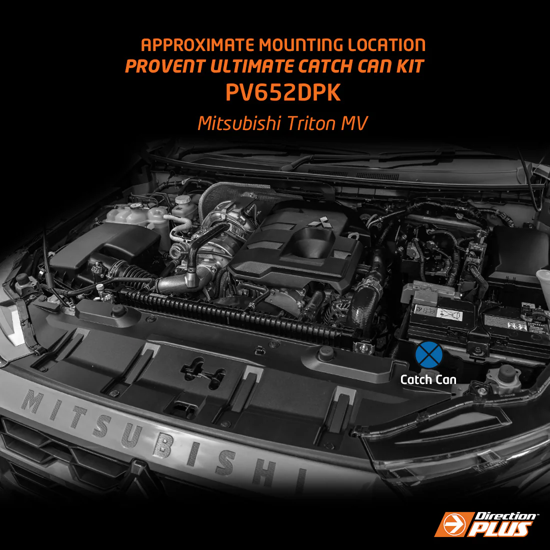 Mitsubishi Triton (2023-2025) MV Pre-Line Plus Diesel Provent Catch Can - Image 3