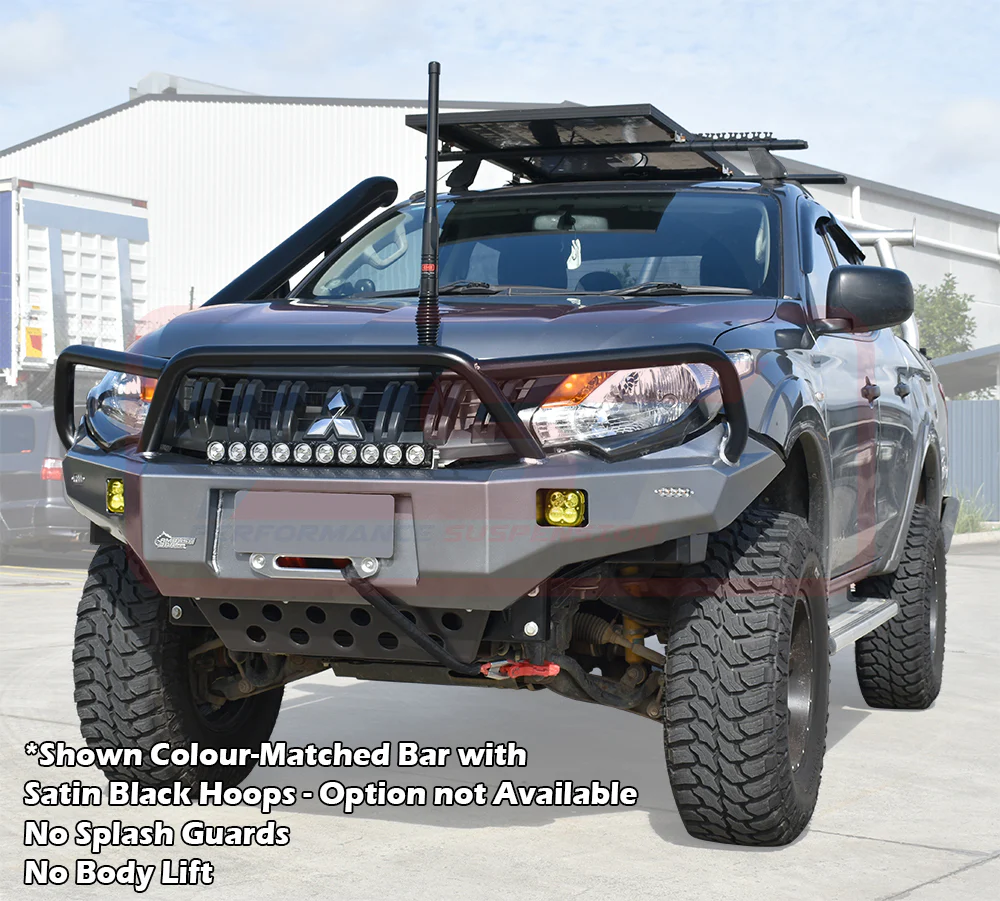 Mitsubishi TRITON MQ Triton Ambush Triple Hoop Bullbar - Image 2