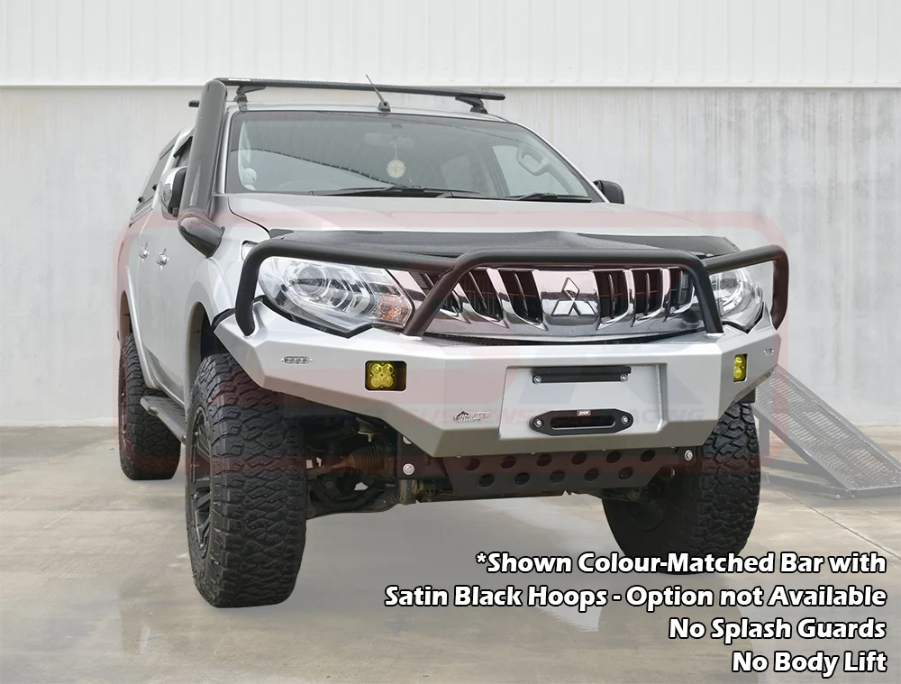 Mitsubishi TRITON MQ Triton Ambush Triple Hoop Bullbar - Image 3