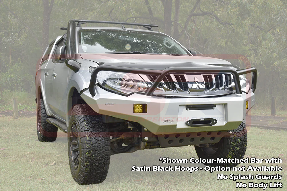 Mitsubishi TRITON MQ Triton Ambush Triple Hoop Bullbar - Image 4