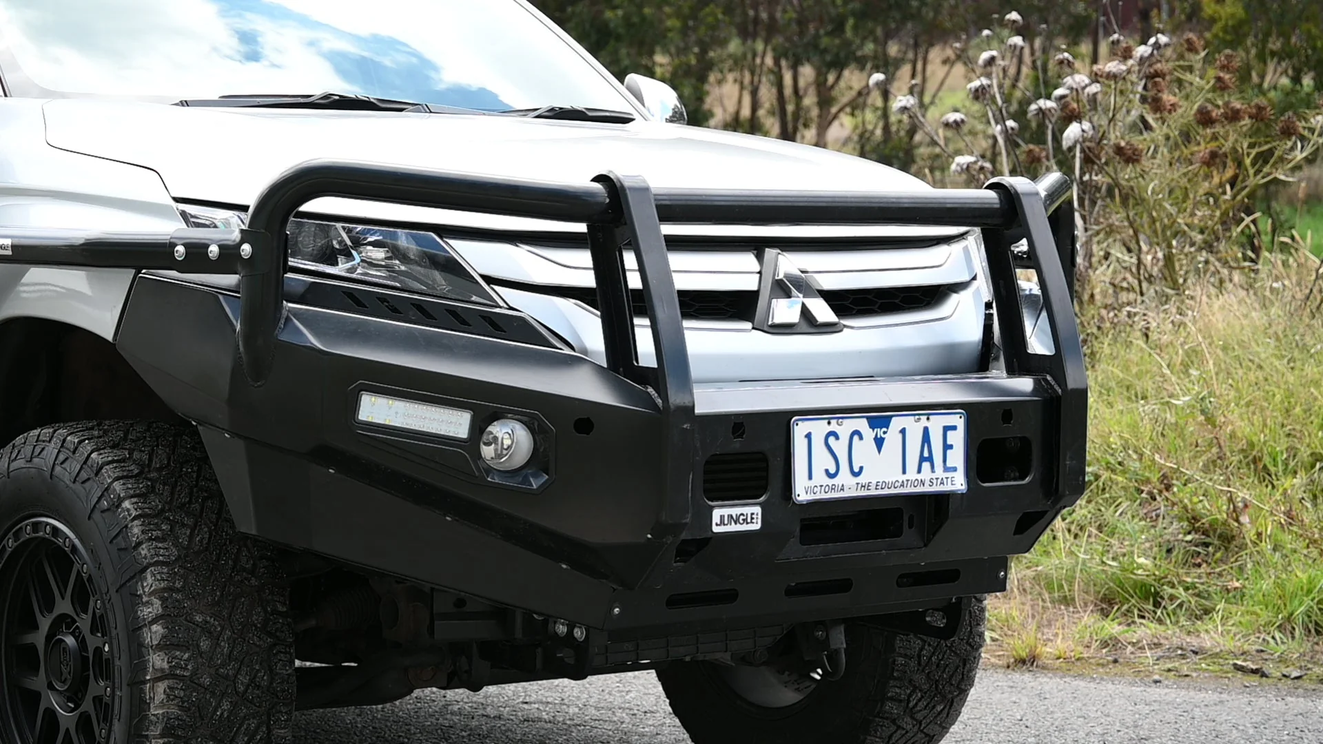 Mitsubishi Triton (2018-2023) MR Jungle 4x4 Commercial Bull Bar - Image 2
