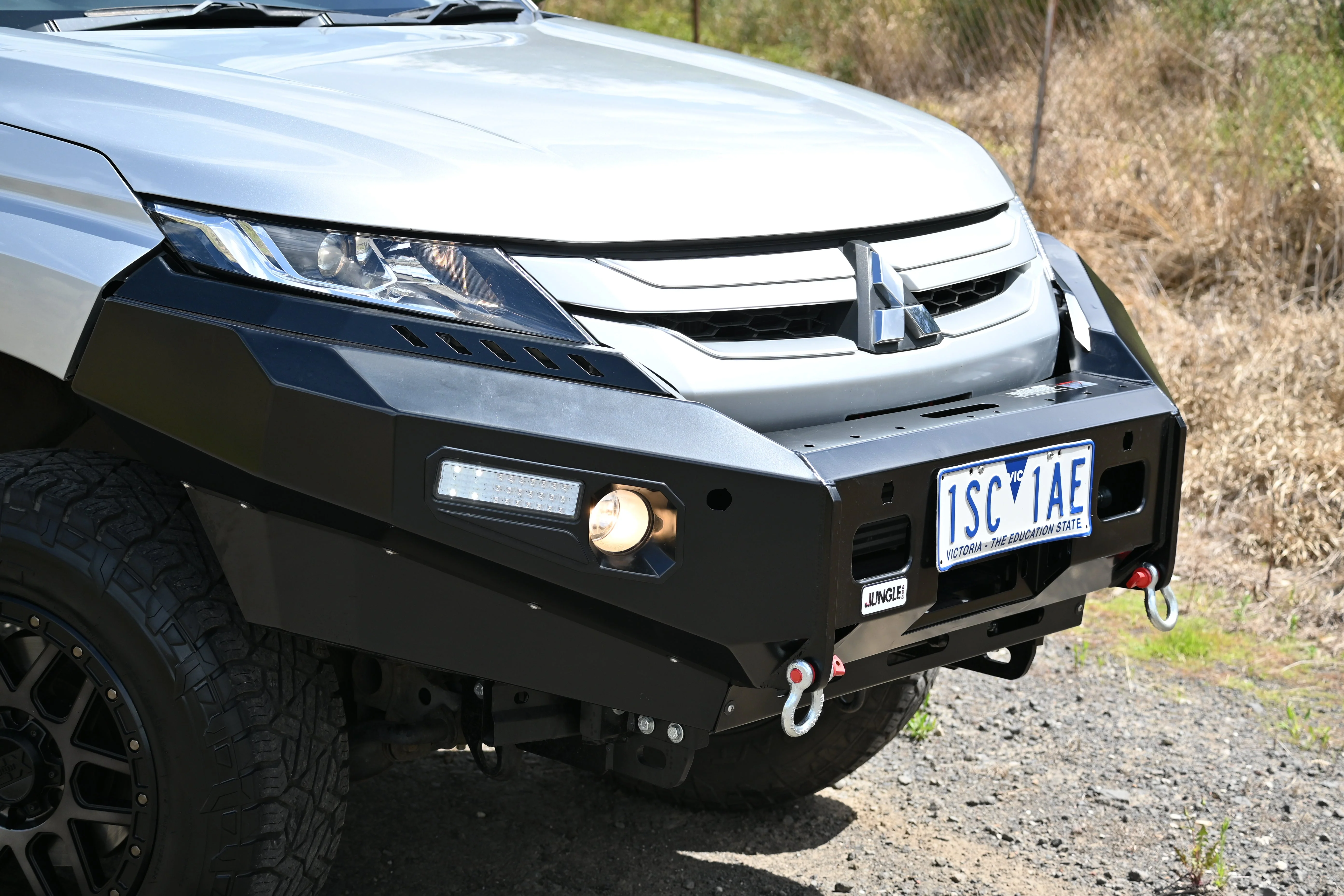 Mitsubishi Triton (2018-2023) MR Jungle 4x4 Commercial Bull Bar - Image 5