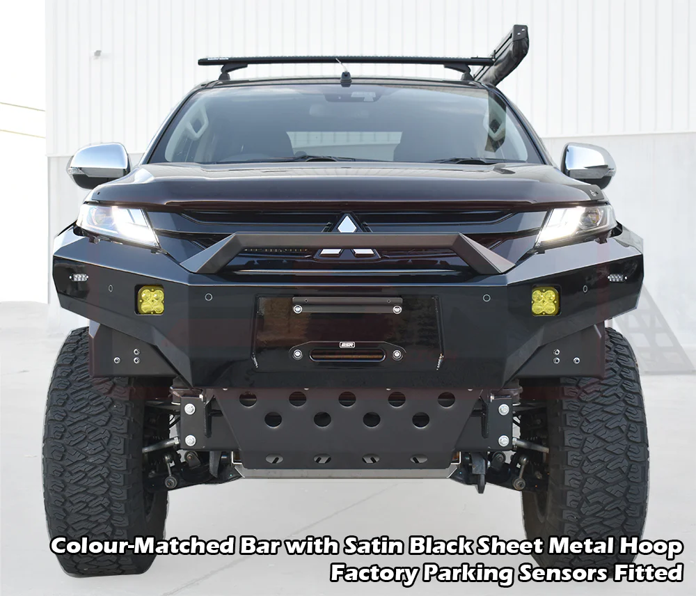 Mitsubishi TRITON MR Triton Ambush Sheet Metal Hoop Bullbar - Image 3