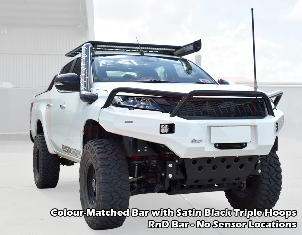 Mitsubishi TRITON MR Triton Ambush Triple Hoop Bullbar - Image 2