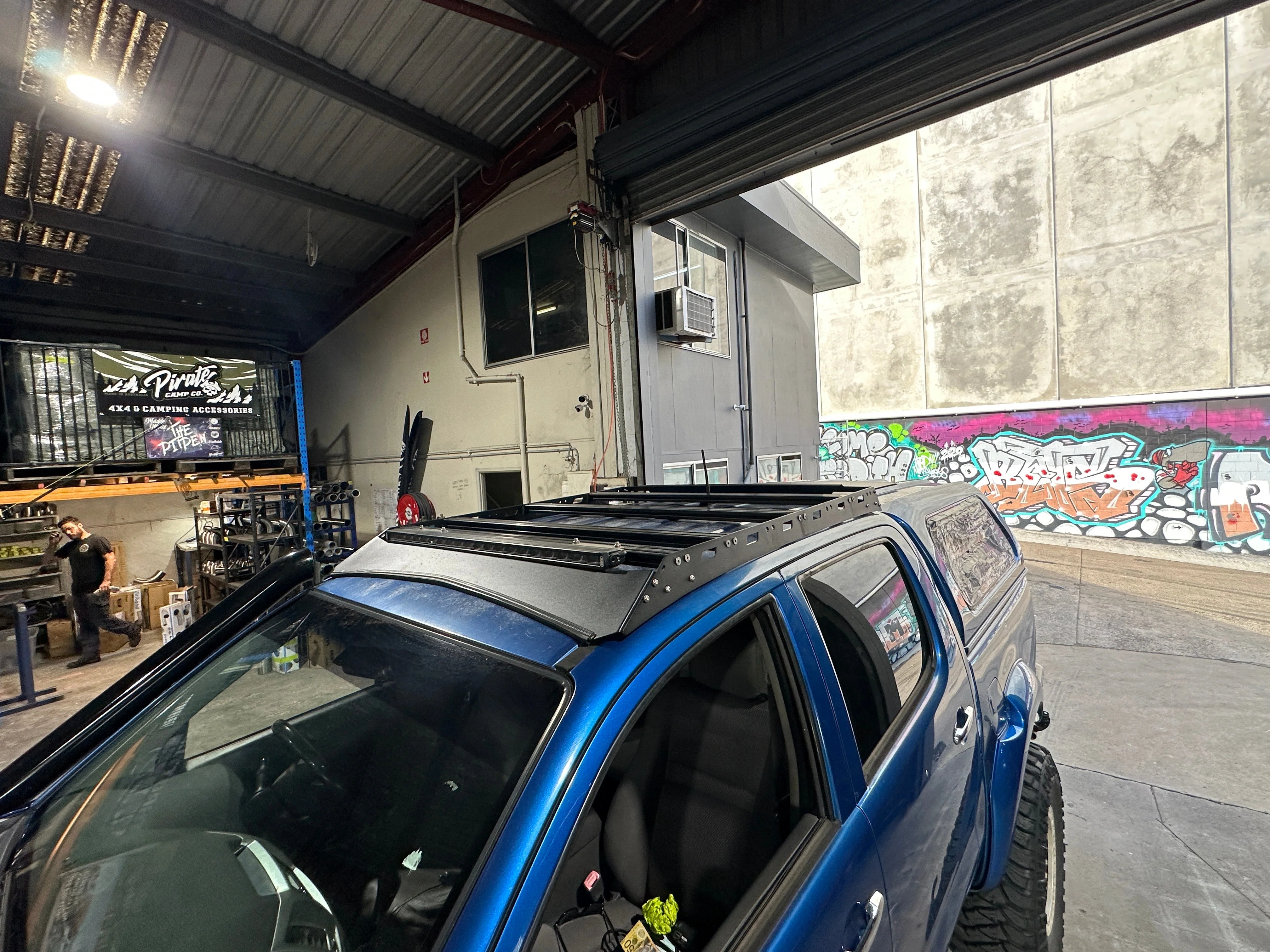 Toyota Hilux (2005-2015) N70 Dual Cab Slim Line Roof Rack - Meredith Metalworks