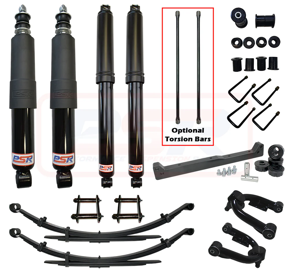 Nissan Navara (1997-2008) PSR D22 PSR TTG 3" Lift Kit (2" Rear) - Image 4