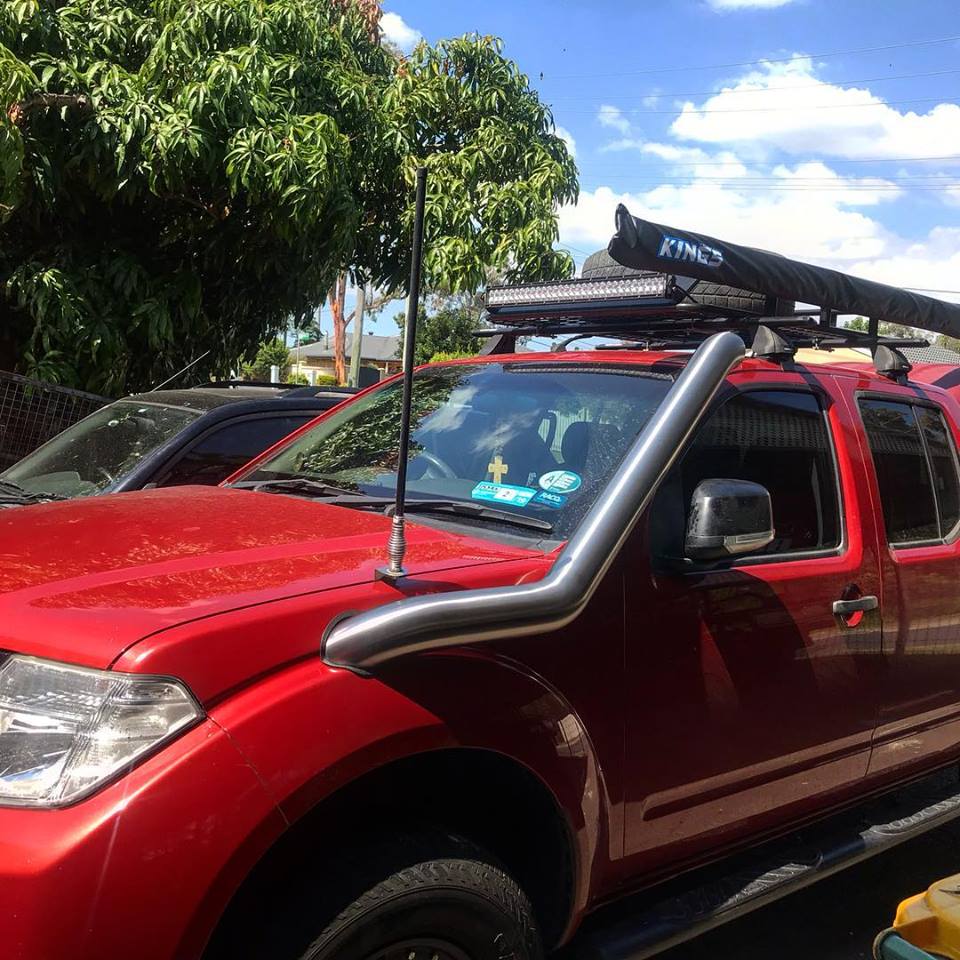 Nissan Navara (2005-2025) D40 4" Stainless Steel Snorkel Kit - Meredith Metalworks - Image 2