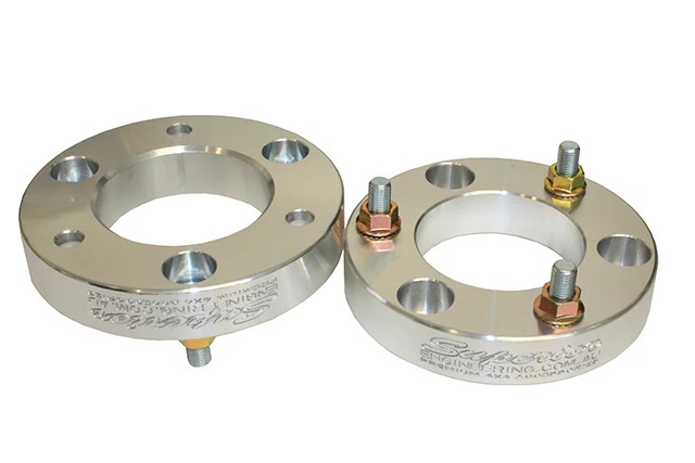 Nissan Navara (04/2015-11/2020) Superior Engineering Superior Billet Series 6061 - T6 Alloy Strut Spacers 45mm Lift Suitable For Nissan Navara D40/NP300 2015-20 R51 Pathfinder - SUP-NAVD40-25