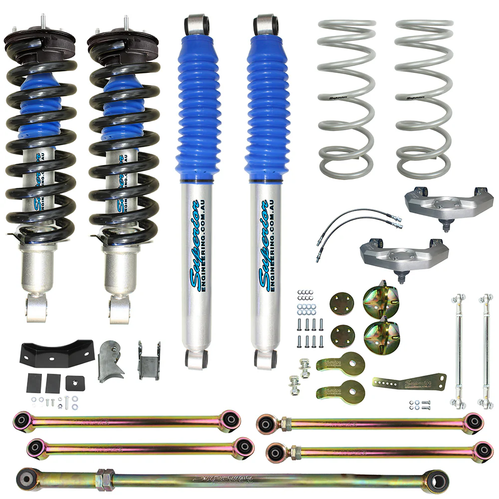Nissan Navara (04/2015-11/2020) Superior Engineering Superior Nitro Gas Twin Tube 3 Inch (75mm) Lift Kit Suitable For Nissan Navara NP300 2015-20 (Kit) - SUP-NG-NAVNP3003