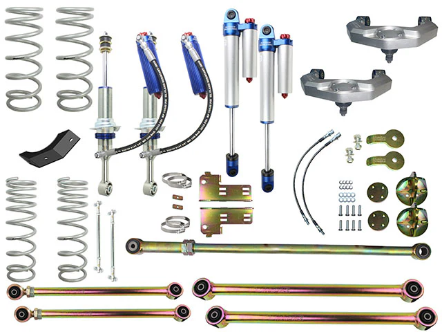 Nissan Navara (12/2020-current) Superior Engineering Superior Remote Reservoir 2.0 4 Inch (100mm) Lift Kit Suitable For Nissan Navara NP300 2021 on (Kit) - SUP-RR-NAVNP300214-XXX