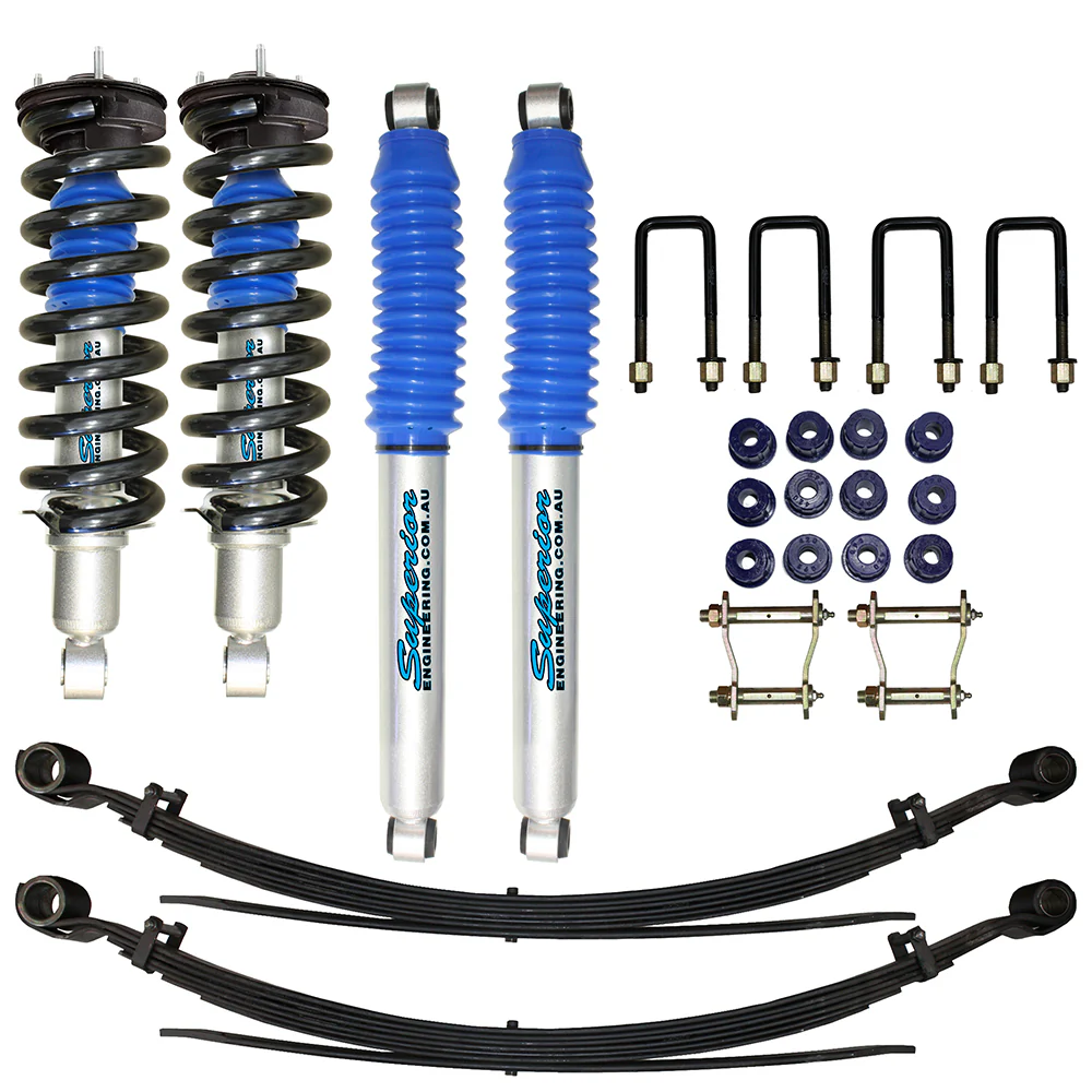 Nissan Navara (2004-03/2015) Superior Engineering Superior Nitro Gas Twin Tube 2 Inch (50mm) Lift Kit Suitable For Nissan Navara D40 (Kit) - SUP-NG-NAVD40
