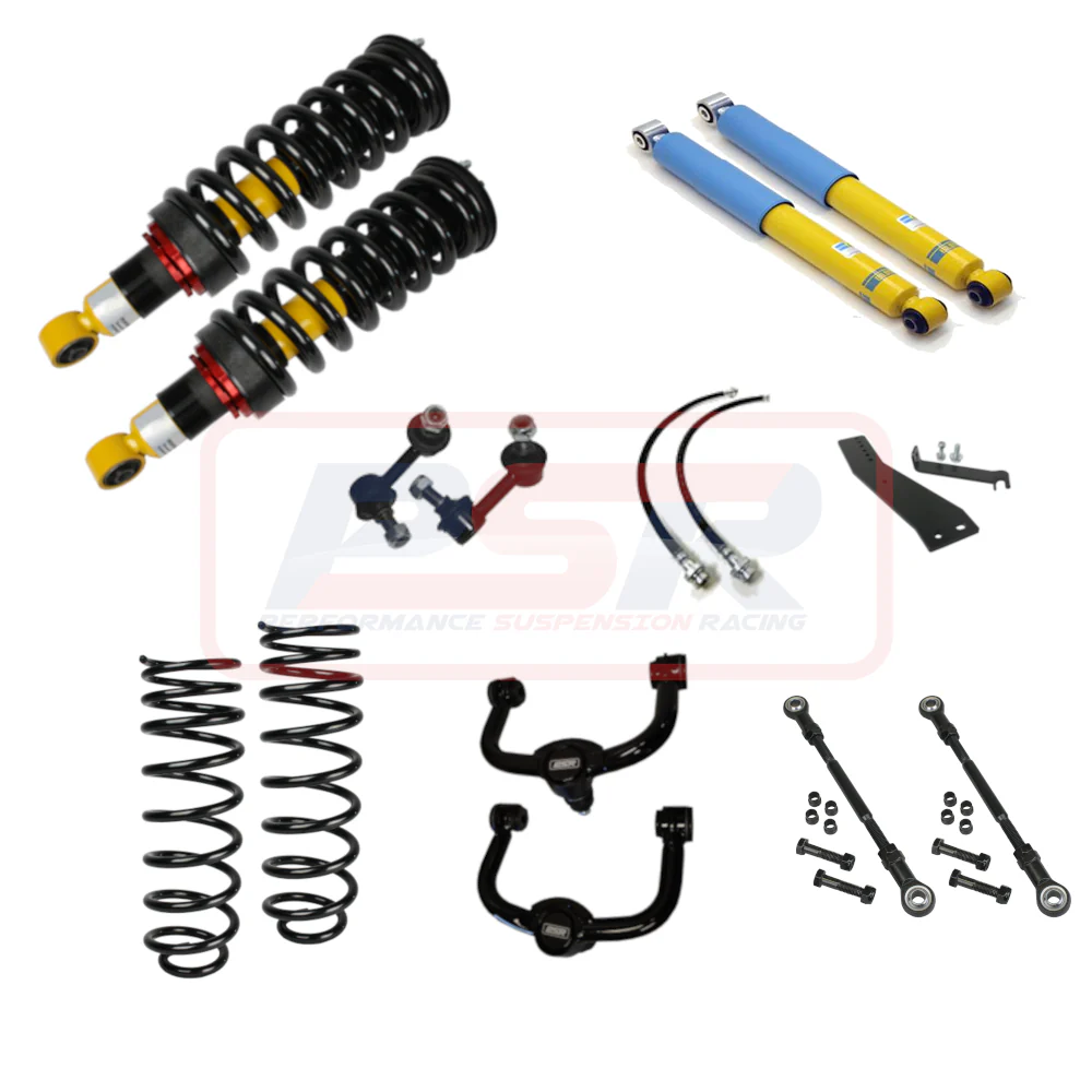 Nissan Navara (2015-2022) Np300 PSR Bilstein suspension lift kit 4" / 3" Lift Front Adjustable Struts - Image 2