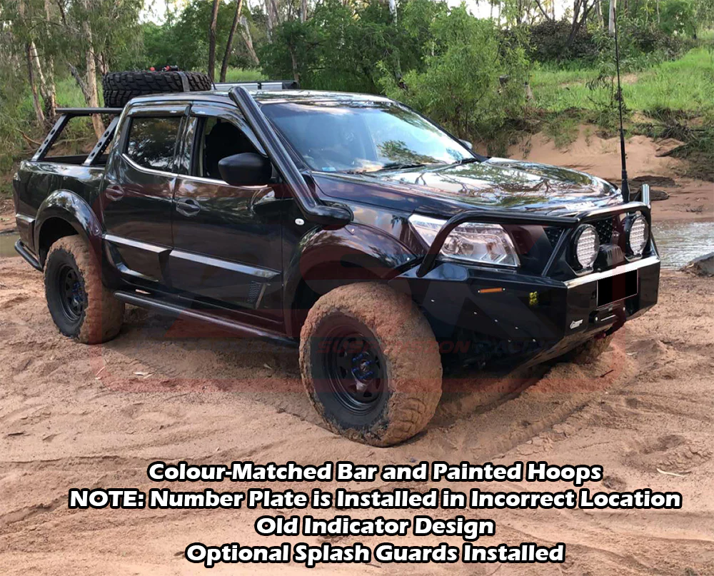 Nissan NAVARA (2015-On) NP300 Ambush Triple Hoop Bullbar - Image 7
