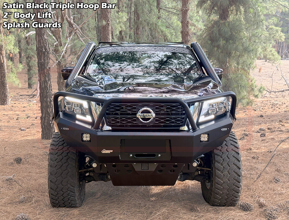 Nissan NAVARA NP300 (2015-On) SERIES 5 FACELIFT Ambush Triple Hoop Bullbar - Image 2