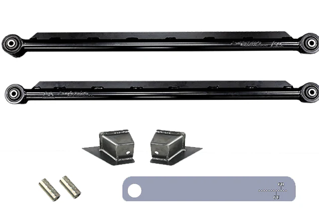 Nissan Patrol (12/1997-04/1999) Superior Engineering Superior Rear Long Arm Kit Suitable For Nissan Patrol GQ/GU Black - GQGULONGARM2B