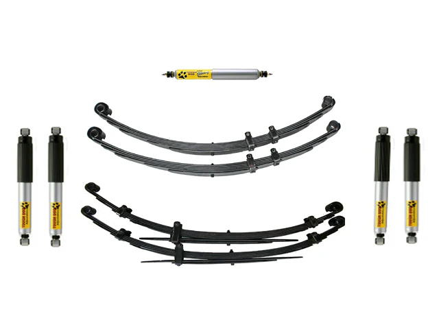 Nissan Patrol (1980-11/1983) Superior Engineering Superior 2 Inch (50mm) Lift Kit Suitable For Nissan Patrol MQ with Tough Dog Adj Shocks (Kit) - MQSTFRTA