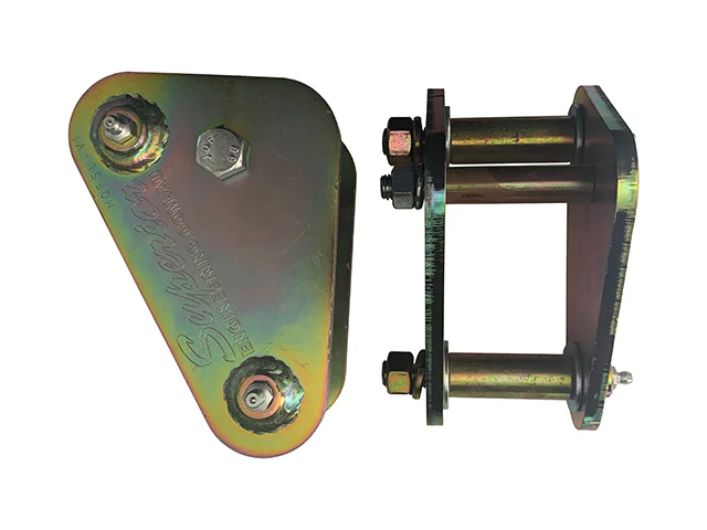 Nissan Patrol (1980-11/1983) Wagon LWB Diesel 3.3 & 3.3ltr TD Superior Engineering Superior Anti-Inversion Extended Shackles 2 Inch (50mm) Suitable For Nissan Patrol MQ Front - MQEXSHF-XXX