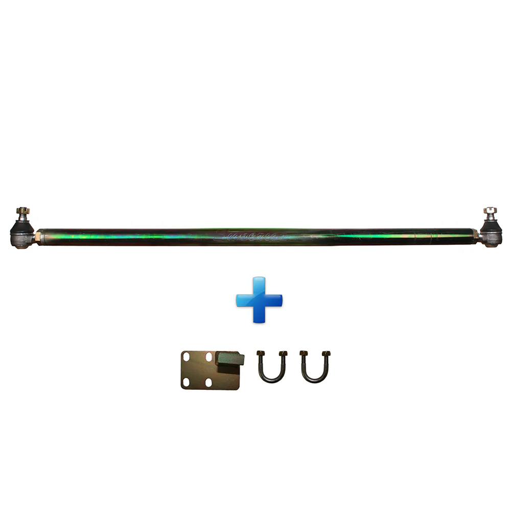 Nissan Patrol (1988-05/1999) Superior Engineering Superior Comp Spec Solid Bar Drag Link Suitable For Nissan Patrol MK/MQ/GQ Leaf Front Adjustable (Crossover Style) (Each) - GQCMCODLLF-V3