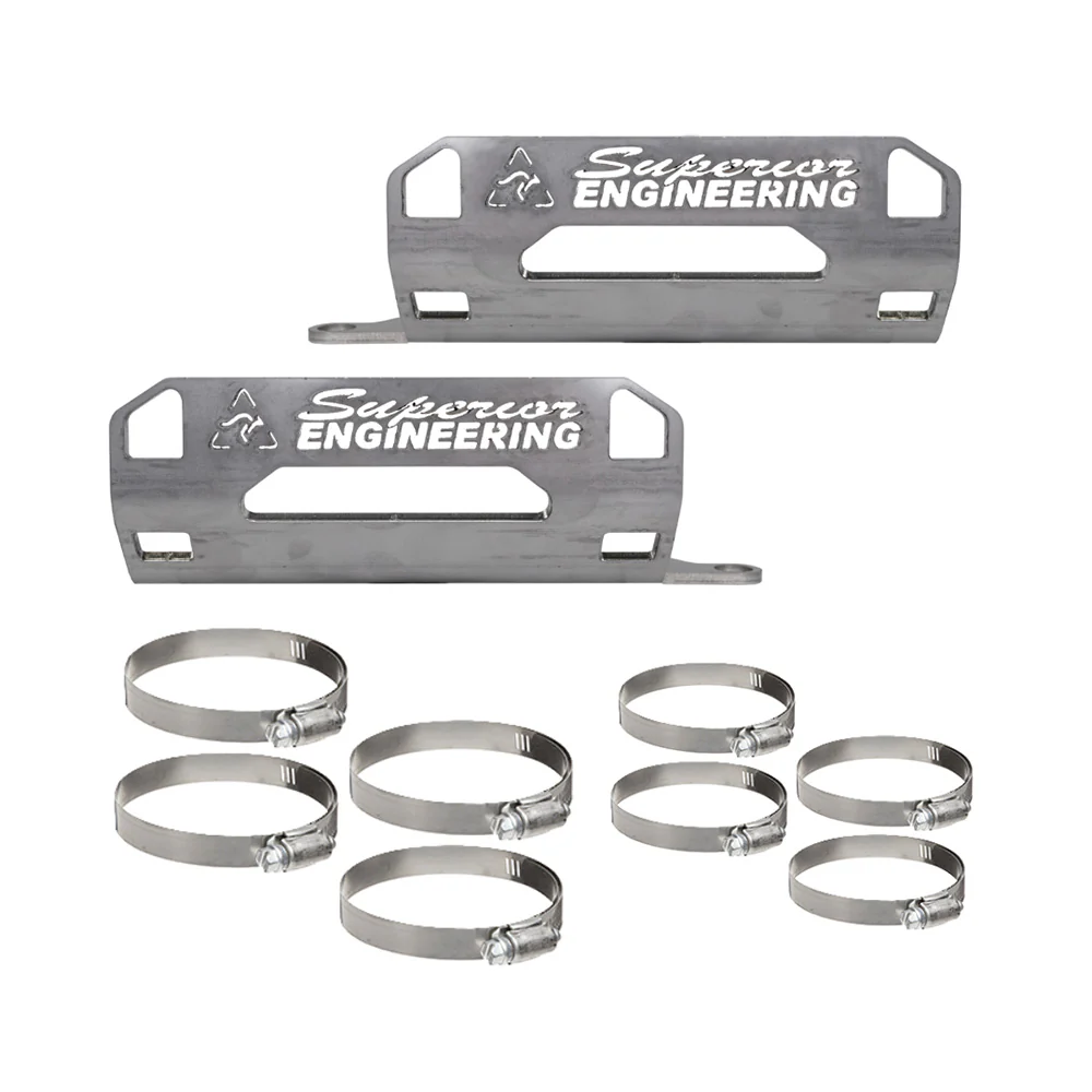 Nissan Patrol (1990-12/1997) Superior Engineering Superior 304 Stainless Steel 2.0/2.5 Shock Reservoir Mount Suitable For Nissan Patrol GQ/GU Front - RESM-C-PTR10