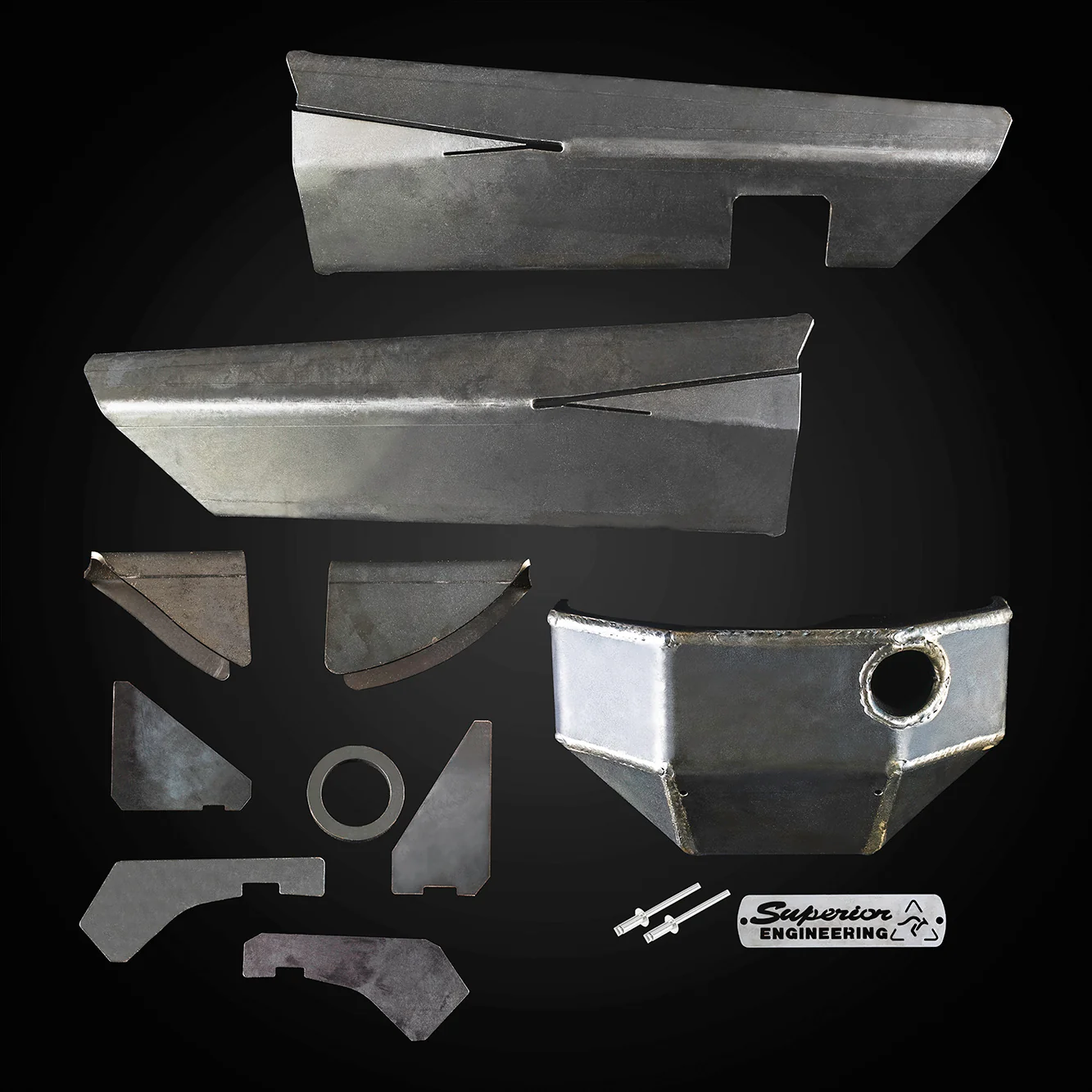 Nissan Patrol (1990-12/1997) Superior Engineering Superior Gen 2 Rear Diff Brace and Guard Kit Suitable For Nissan Patrol GQ/GU H233 - NIS-REARBRACE-GEN2