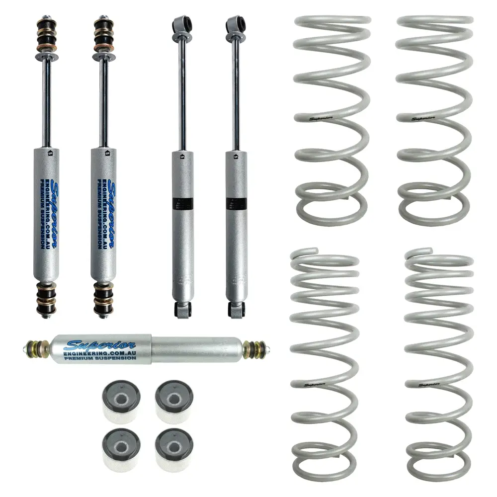 Nissan Patrol (1990-1997) GQ Wagon LWB Petrol 3.0 & 4.2ltr Superior Engineering 2 Inch (50mm) Lift Kit Suitable For Nissan Patrol GQ - SUP-GQ-KIT-2INCH