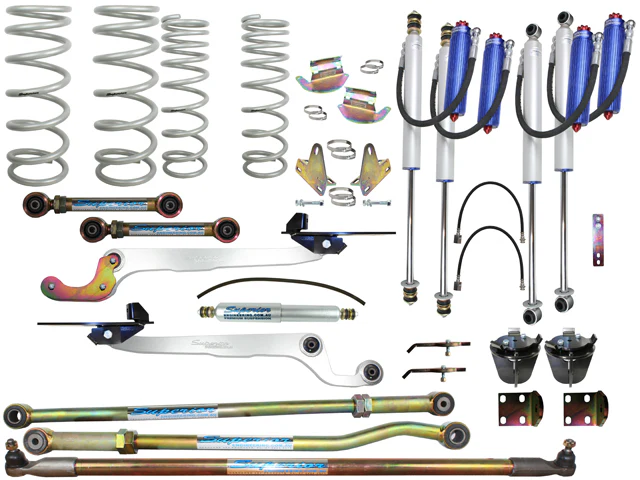 Nissan Patrol (1990-1997) Wagon LWB Petrol 3.0 & 4.2ltr Superior Remote Reservoir 2.0 Hybrid Superflex 6 Inch (150mm) Lift Kit