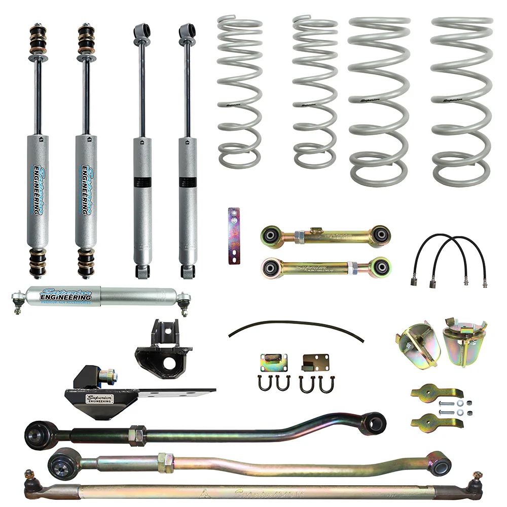 Nissan Patrol (1990-1997) Wagon LWB Petrol 3.0 & 4.2ltr Superior Remote Reservoir 2.0 Hybrid Superflex 6 Inch (150mm) Lift Kit - Image 2