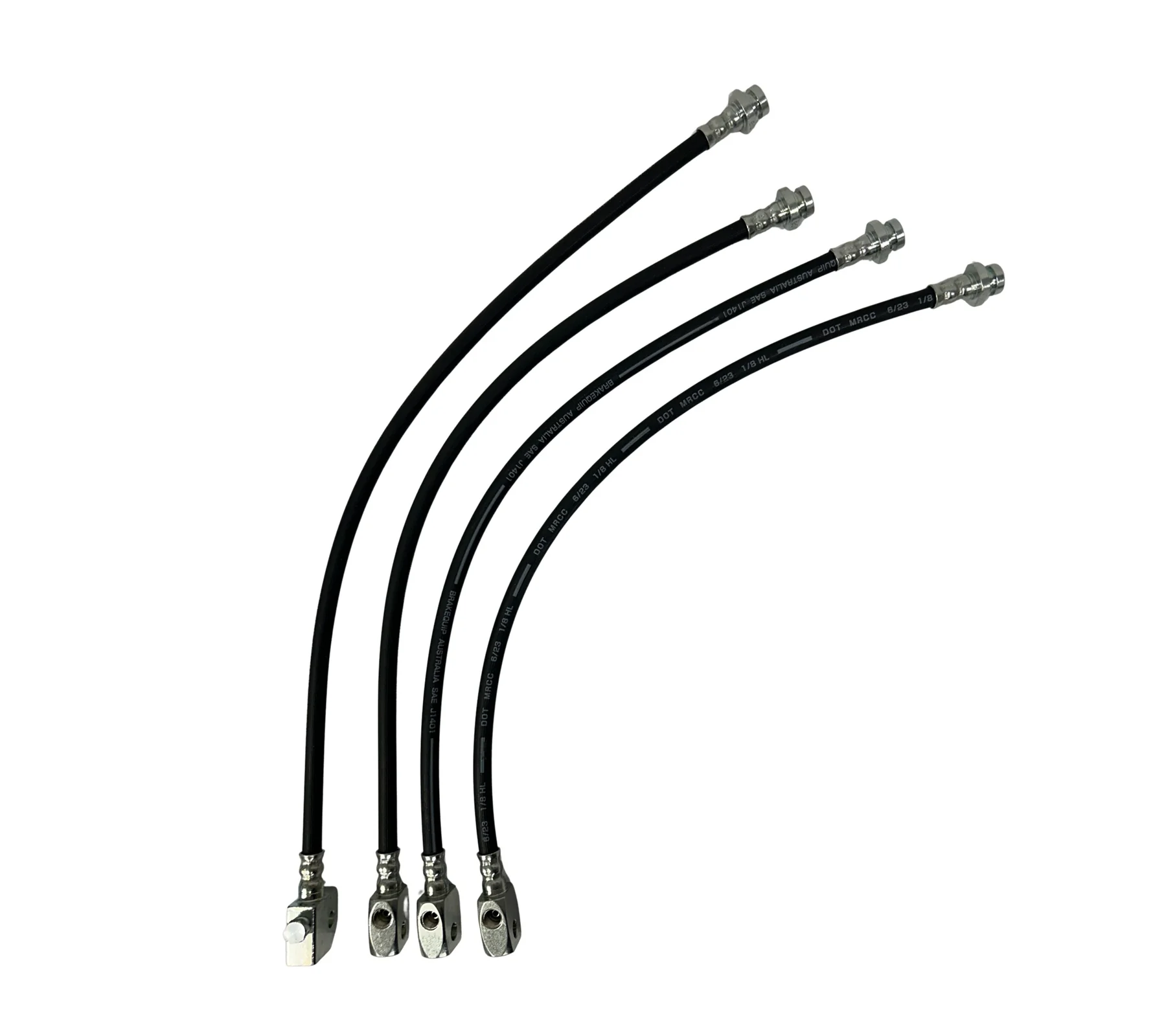 Nissan Patrol (1997-2015) GU Cab Chassis Coil/Coil 12/1997-2015 Tough Dog Extended Brake Hose Kit Rubber - GU Patrol 1998-On with ABS and Stability Control