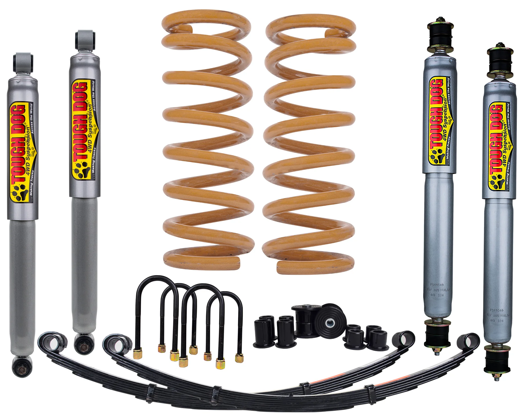Nissan Patrol (1998-2015) GU Leaf Ute 50mm Tough Dog Lift Kit - Ralph Shocks