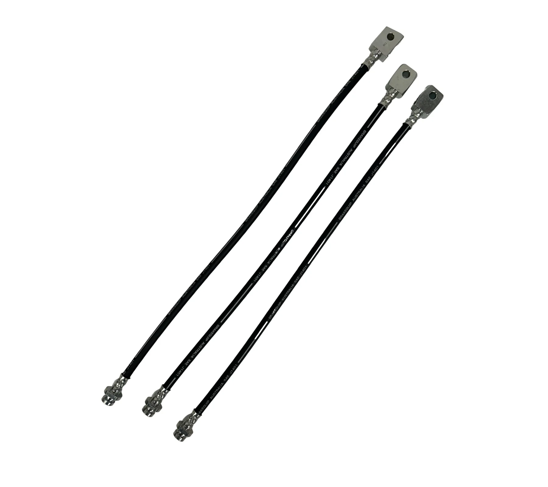 Nissan Patrol (2000-2015) GU Wagon S2-5 (Y61) 4/2000-2015 Tough Dog Extended Brake Hose Kit Rubber - GU Patrol 1998-On with ABS