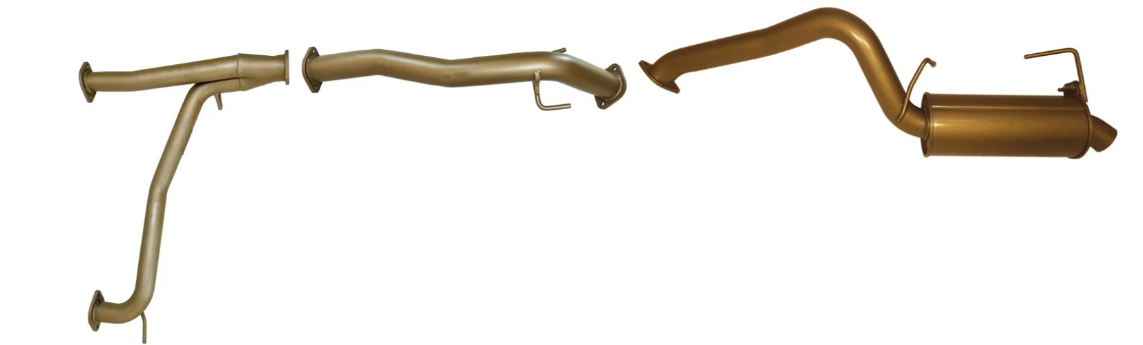 Nissan Patrol (2013-2022) Y62 V8 King Brown Exhaust Single 3" Cat Back- with Rear Resonator and No Centre Muffler Kit