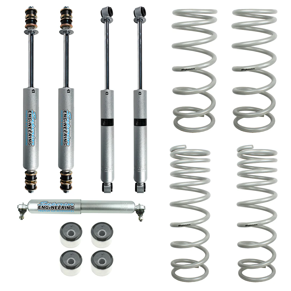Nissan Patrol GU [2000 - 2010] Wagon Petrol 4.8ltr Superior Engineering 2 Inch (50mm) Lift Kit Suitable For Nissan Patrol GU 2000 on Wagon 4.8lt - SUP-GU2-W48-KIT-2INCH
