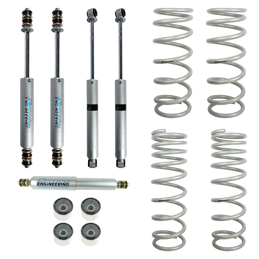 Nissan Patrol GU [2000 - 2016] Ute Coil Diesel 3ltr Superior Engineering 2 Inch (50mm) Lift Kit Suitable For Nissan Patrol GU 98 on Ute - SUP-GU1-U-KIT-2INCH