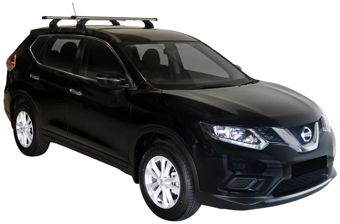 Nissan X-Trail (2014-2017) 5 Door SUV 2014 - May 2017 (Naked Roof) Yakima HD Through Bar Yakima Roof Rack