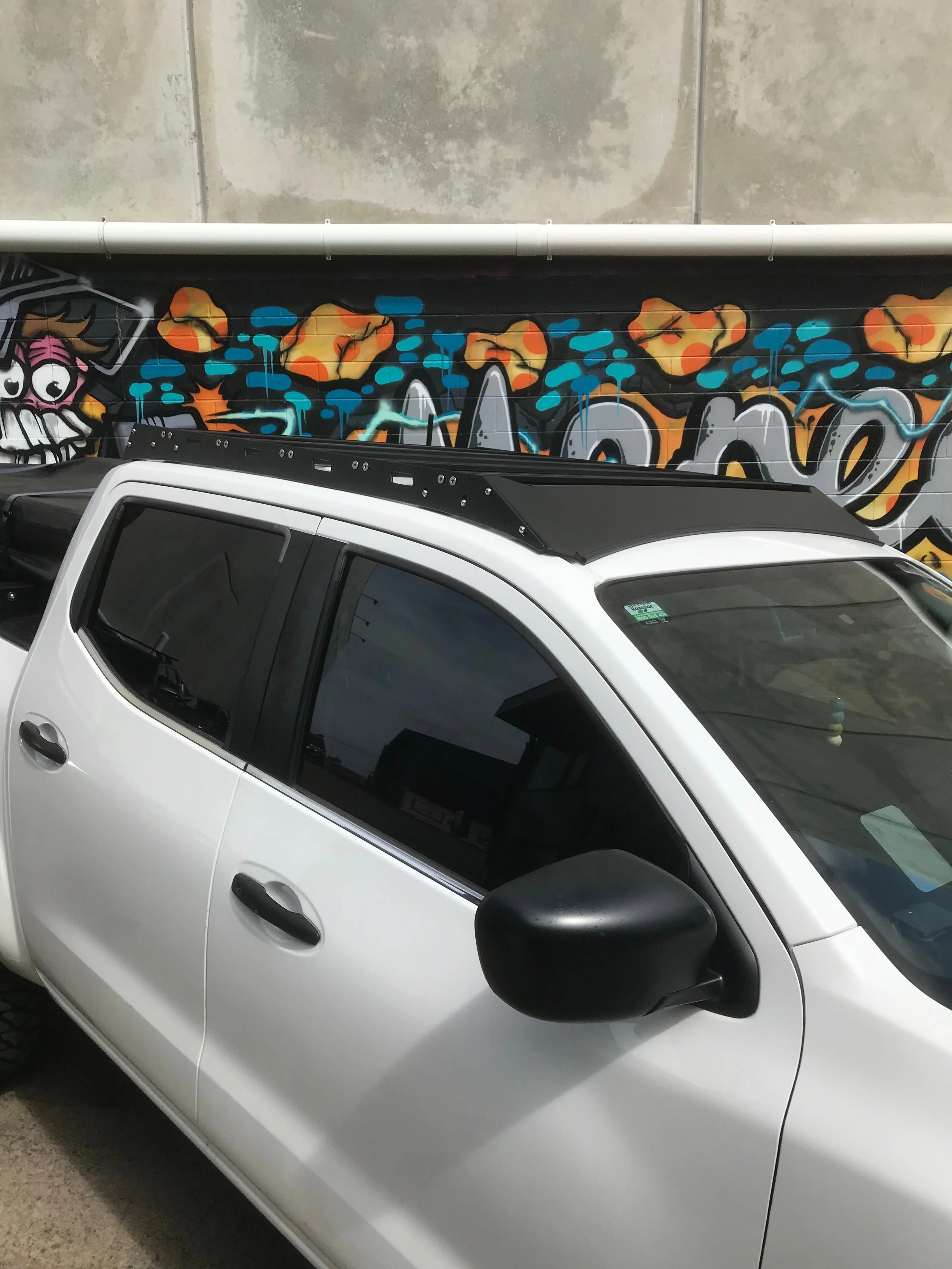 Nissan Navara (2014-2025) NP300 (Series 1-5) Dual Cab Slim Line Roof Rack - Meredith Metalworks - Image 4