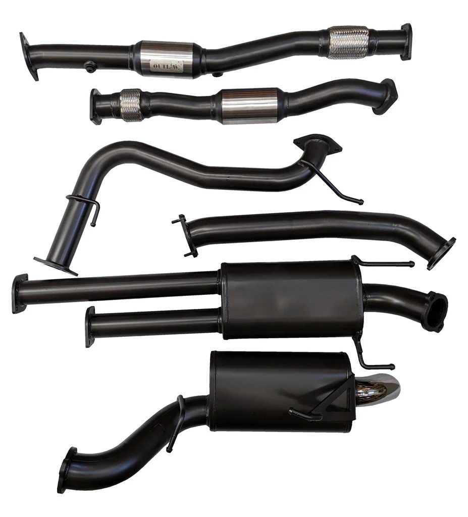 Nissan Patrol (2012-2024) Y62 Series 1-5 2012 - On 5.6L V8 Petrol Cat Back Exhaust System (Includes Secondary Cats) Outlaw 4x4 - Image 4