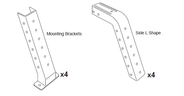 OZROO Tubrack Conversion Kit - Full Height to/from Half Height - Image 3