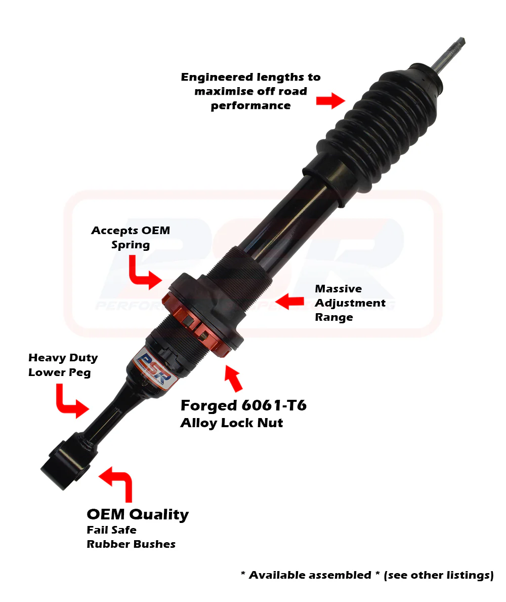 PSR TTG (2015-ON) PSR Toyota Front Adjustable Shock Absorber