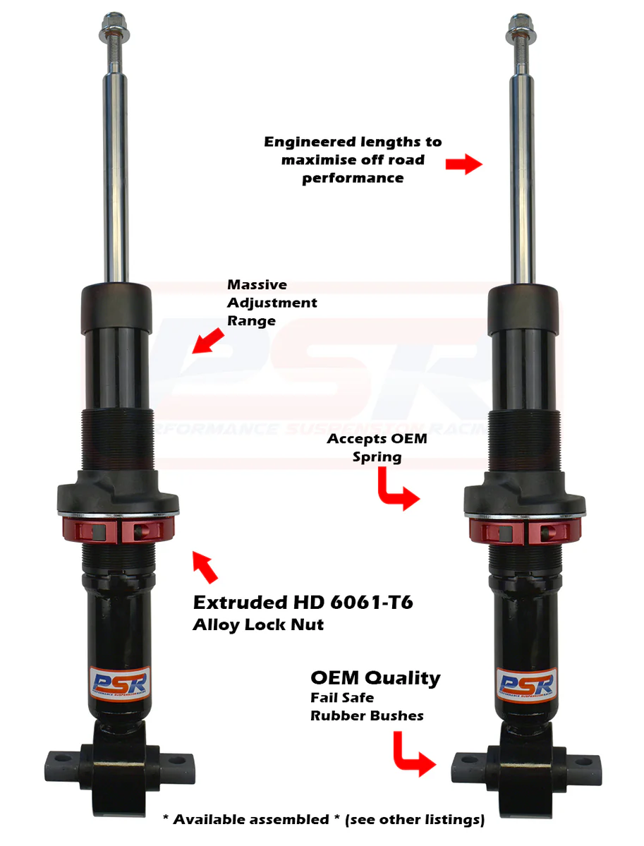 Ford Ranger (2022-ON) PSR  Next Gen / Volkswagen Amarok NF 2023-On PSR TTG Front 2-4" Adjustable Shock Absorber - PAIR