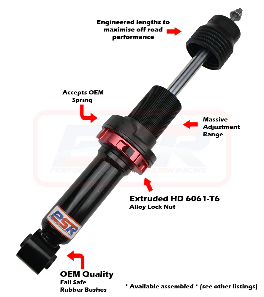 Mitsubishi Triton (2005-2015) PSR ML-MR PSR TTG Front 2-3" Adjustable Shock Absorber