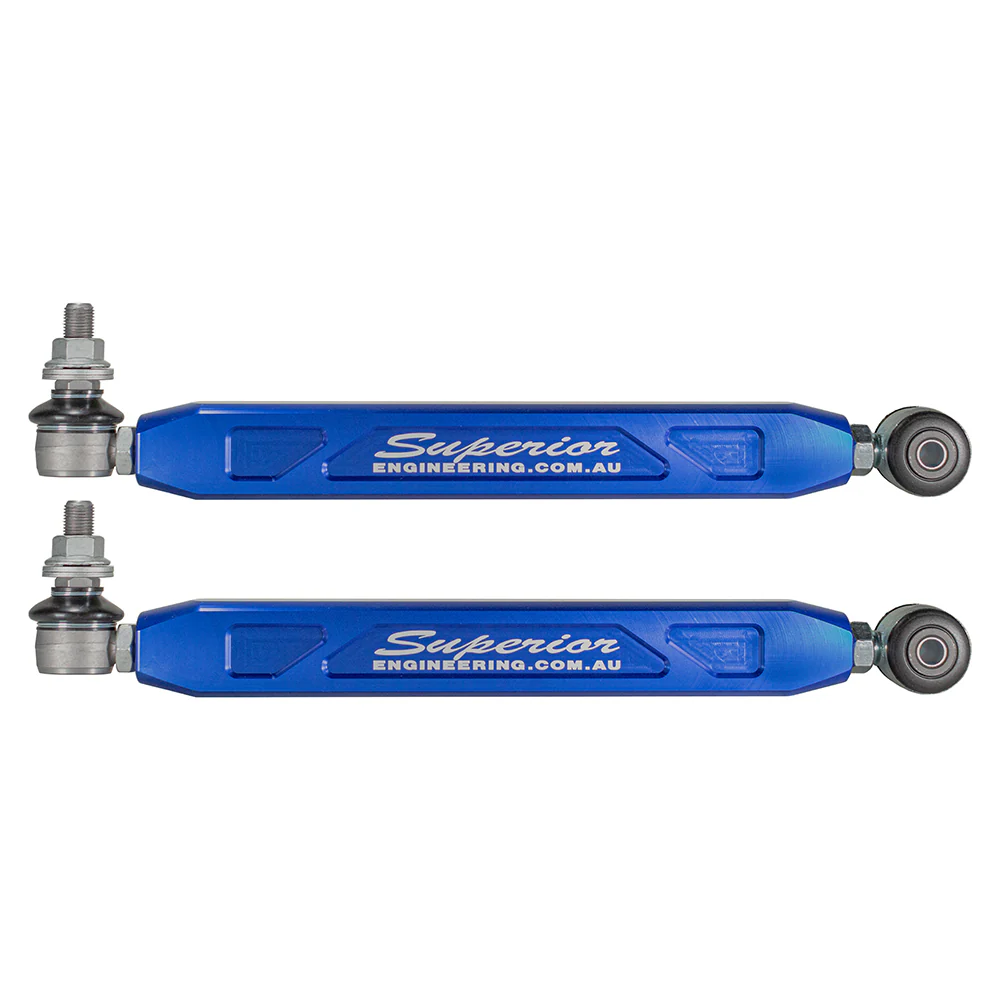 RAM Ram (2019-current) Superior Engineering Superior Billet Series 6061 - T6 Alloy Sway Bar Link Kit Rear Suitable for Ram 1500 DT Series 2019-On/Jeep Gladiator JT 2020 on - SWBL-A-R1502-KIT