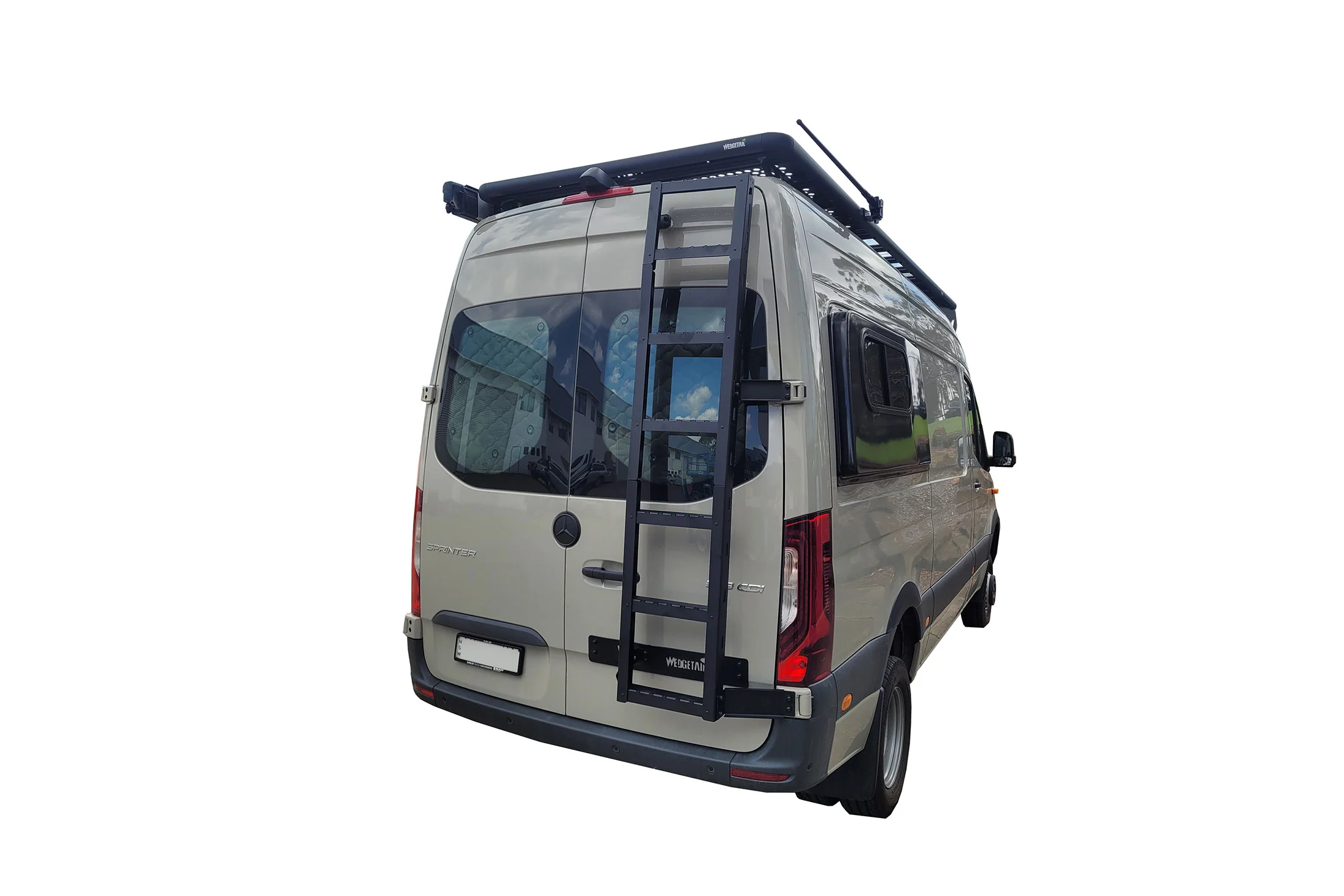 Rear Ladder Suit Drivers Side (180 Degree Hinge Vehicles Only) Wedgetail - Image 4