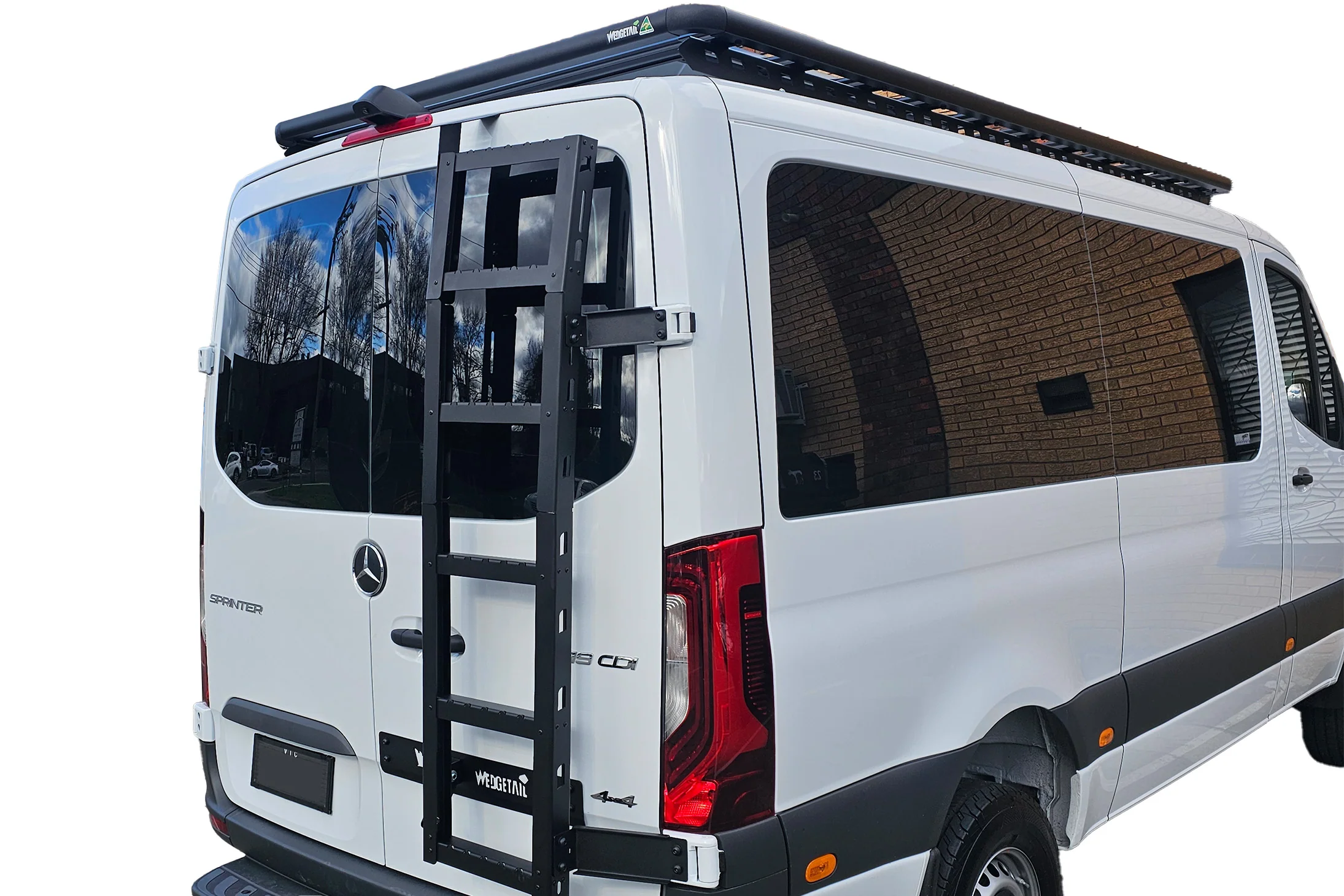 Rear Ladder Suit Drivers Side (180 Degree Hinge Vehicles Only) Wedgetail - Image 3