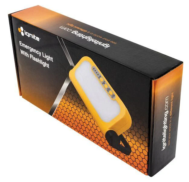 Rechargeable LED Emergency Light with 3W Torch & Powerbank