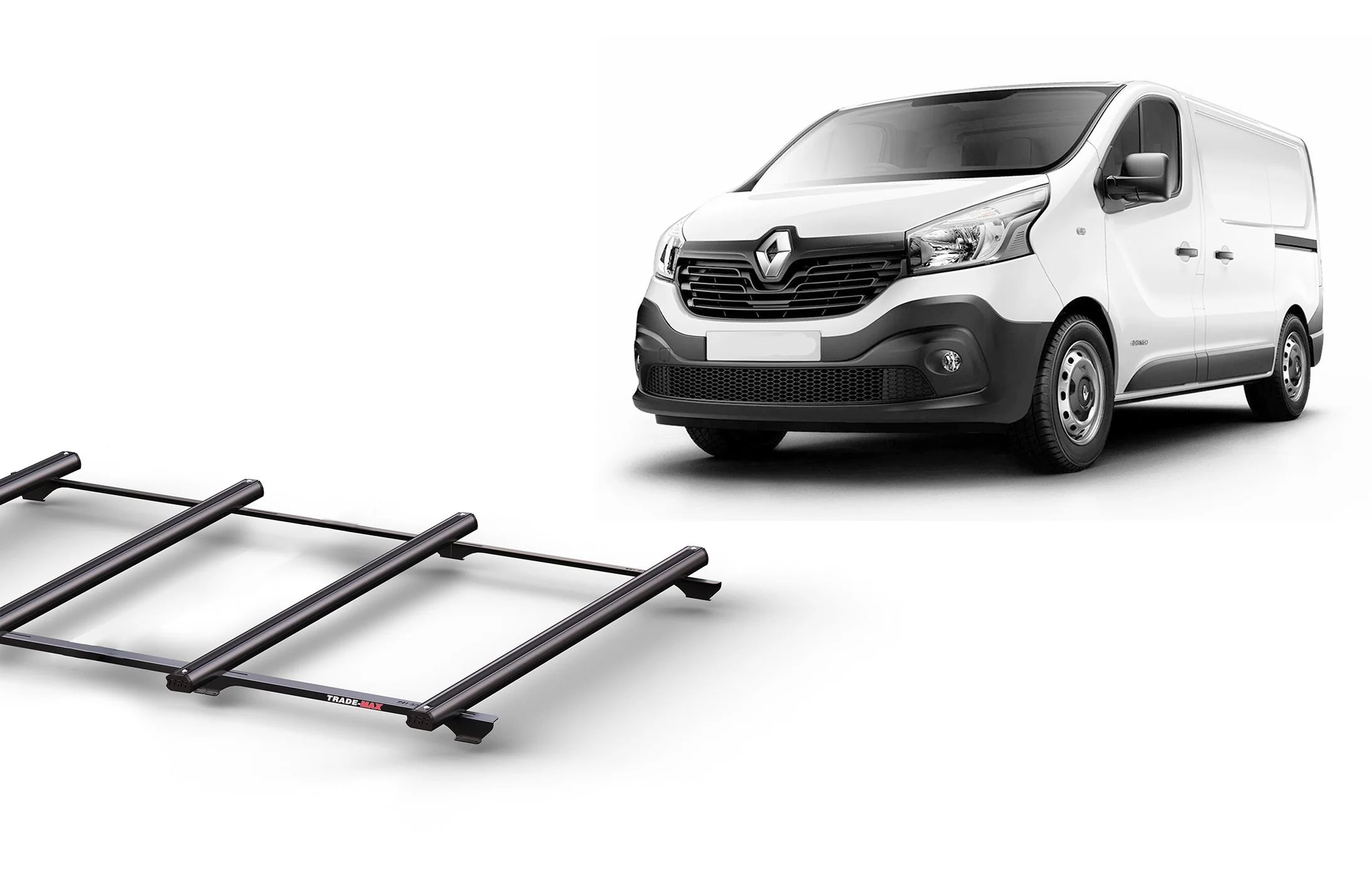 Renault Trafic LWB (2004 – 10/14) Trademax Crossbars x 4 Wedgetail