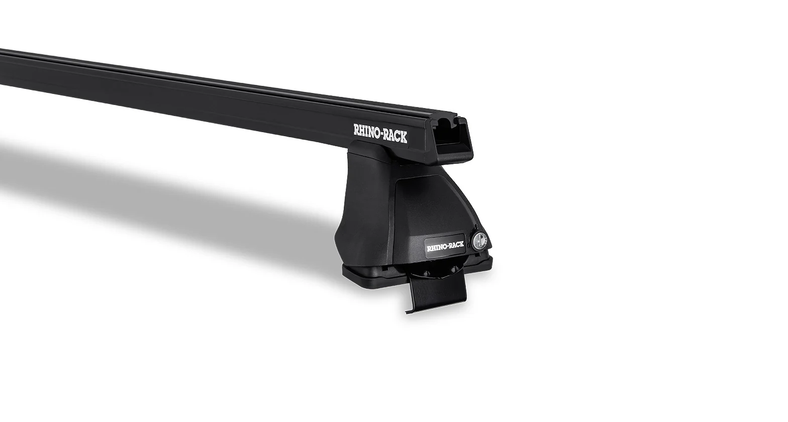 Holden Rodeo (2003-2008) RA 4dr Ute Crew Cab Heavy Duty 2500 Black 2 Bar Roof Rack JA0184 Rhino Rack